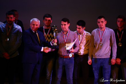 Церемония награждения победителей и призеров Чемпионата города по Русскому футболу 2019