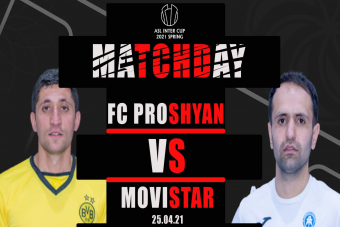 Proshyan FC- : -Movistar Futsal Club YerevanINTER CUP 2021 , GROUP B