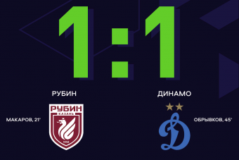 «Рубин» и «Динамо» не выявили победителя в 16-м туре ЮФЛ-1