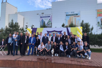 «Волгу» наградили кубком и медалями за победу в ФНЛ-2 сезона 2021/2022 гг.