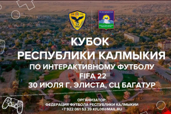 Кубок Республики Калмыкия по интерактивному футболу 2022!