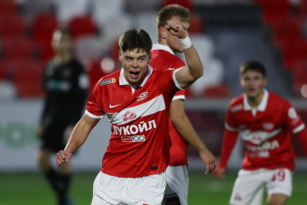Дубль Веднеева принёс «Спартаку» разгромную победу над «Торпедо»
