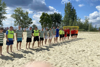 В выходные прошли очередные матчи Чемпионата Ульяновской области по пляжному футболу