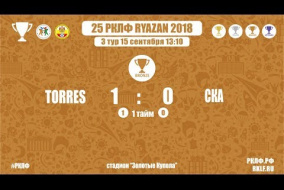 25 РКЛФ Бронзовый Кубок TORRES-СКА 1:0