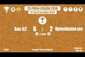 25 РКЛФ Бронзовый Кубок Бас 62-Кремлёвский вал 6:2