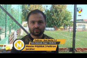 (Interviu) Maxim POJOGA, jucător Pelliron (19.09.21) Seria Națională, etapa 1
