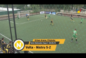 (Rezumat) Volta - Nistru 5-2 (26.09.21) Seria Națională, etapa 2
