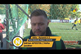(Interviu) Adrian APOSTOL, jucător Volta (10.10.21) Seria Națională, etapa 4