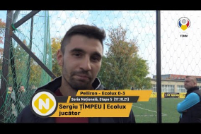(Interviu) Sergiu ȚÎMPEU, jucător Ecolux (17.10.21) Seria Națională, etapa 5