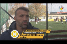 (Interviu) Ghenadie ORBU, jucător Ecolux (31.10.21) Seria Națională, etapa 7