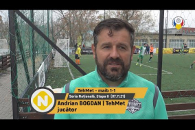 (Interviu) Andrian BOGDAN, jucător TehMet (07.11.21) Seria Națională, etapa 8