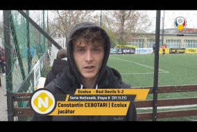 (Interviu) Constantin CEBOTARI, jucător Ecolux (07.11.21) Seria Națională, etapa 8