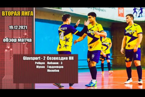 Вторая лига 2021/22. Glavsport-2 - Созвездие НН 2:5