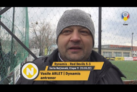 (Interviu) Vasile ARLET, antrenor Dynamis (13.03.2022) Seria Națională, etapa 11
