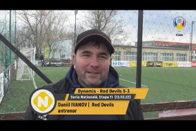 (Interviu) Daniil IVANOV, antrenor Red Devils (13.03.2022) Seria Națională, etapa 11