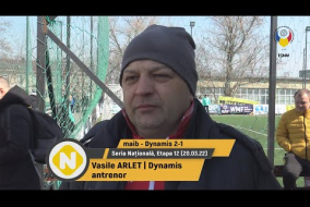 (Interviu) Vasile ARLET, antrenor Dynamis (20.03.2022) Seria Națională, etapa 12