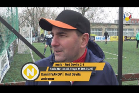 (Interviu) Daniil IVANOV, antrenor Red Devils (03.04.2022) Seria Națională, etapa 14