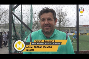 (Interviu) Adrian BOGDAN, jucător TehMet (03.04.2022) Seria Națională, etapa 14