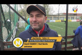 (Interviu) Daniil IVANOV, antrenor Red Devils (10.04.22) Seria Națională, etapa 15