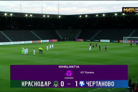 Обзор матча 2-го тура Заключительного этапа 5 - 10: «Краснодар» - «Чертаново»