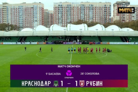 Обзор матча 5-го тура Заключительного этапа 5 - 10: «Краснодар» - «Рубин»