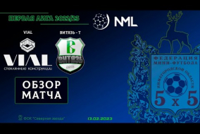 Первая лига NML 2022/23. VIAL - Витязь-Т 2:2