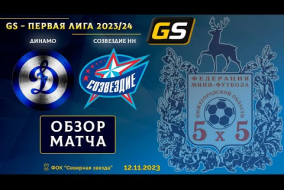 Glavsport - Первая лига 2023/24. Динамо - Созвездие НН 1:3