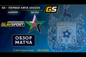 Glavsport - Первая лига 2023/24. Glavsport - Ред Стар 3:0
