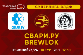 Зимний Чемпионат 2024 | Телесейлз Сервис Суперлига | 10 тур (28.01.24) | «Свари.ру» — «Brewlok»