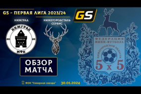 Glavsport - Первая лига 2023/24. НижГрад - НижегородСтальСервис 2:0
