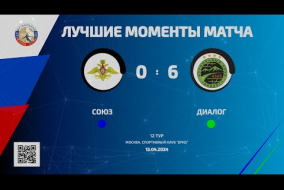 Лучшие моменты матча Союз - Диалог 0:6 (0:4)