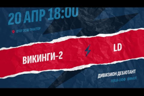 Трансляция матча Викинги-2 - LD / Дебютант / Финал / 20.04.2024