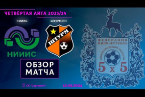 Четвёртая лига 2023/24. 1/4 финала. НИИИС - Штурм НН 2:0